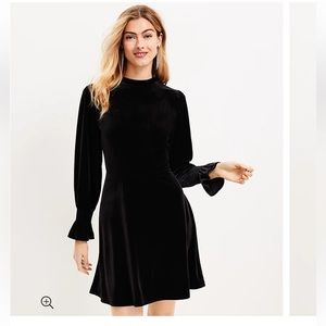 LOFT velvet dress